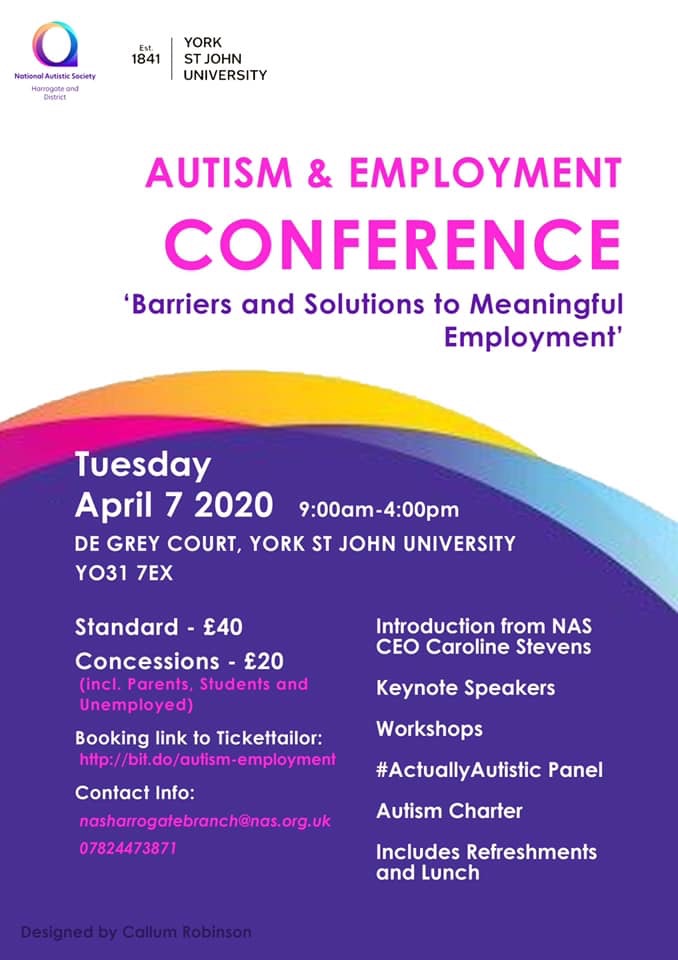 Autism and Employment Conference Harrogate & District Community Action